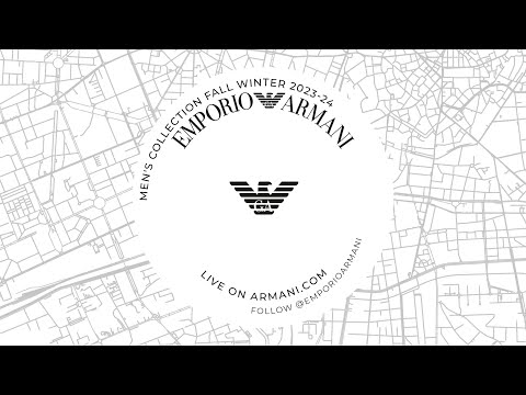 Emporio Armani Fall Winter 23-24 Men's Fashion Show