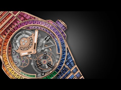 HUBLOT - BIG BANG INTEGRAL TOURBILLON RAINBOW COLLECTION