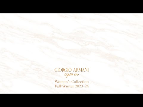 Giorgio Armani Fall Winter 2023-24 Women's Fashion Show
