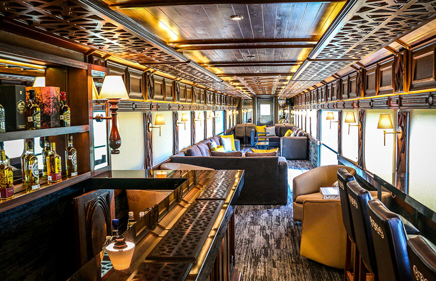 Il design interno del treno
