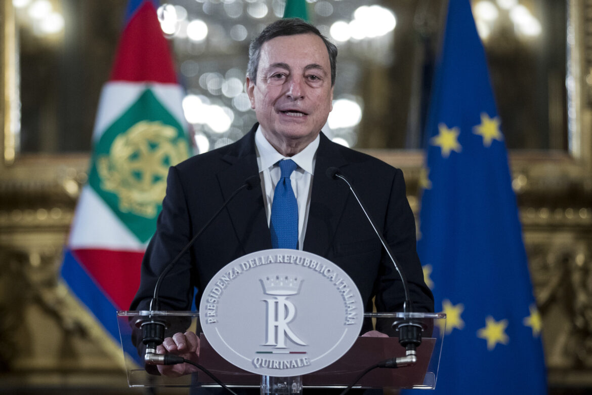 Il Premier Mario Draghi.