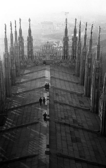 Sul tetto del Duomo 1960_©Archivio Fotografico Paolo Di Paolo