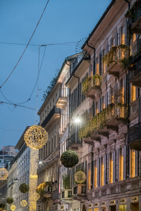 MonteNapoleone District_Christmas Shopping Experience