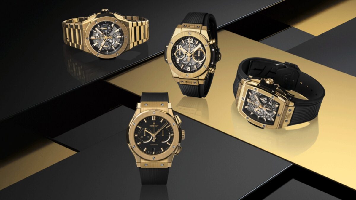 Collezione Hublot in oro giallo 