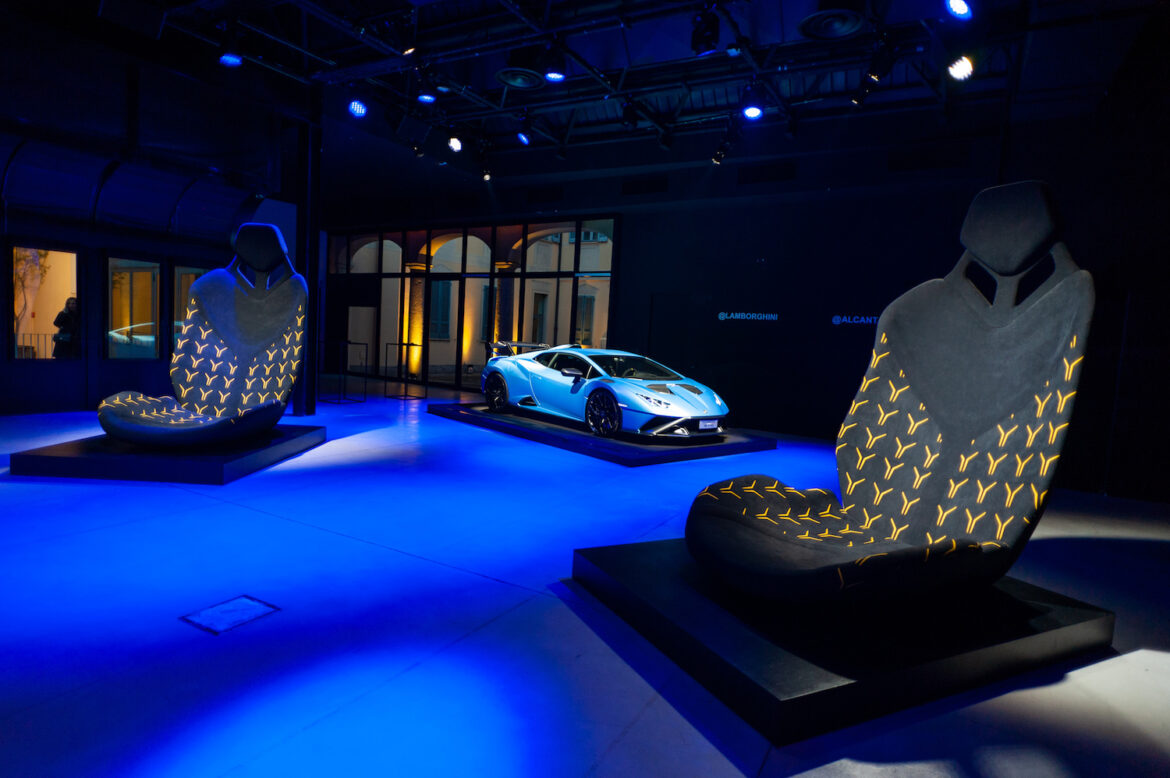 Alcantara e Lamborghini