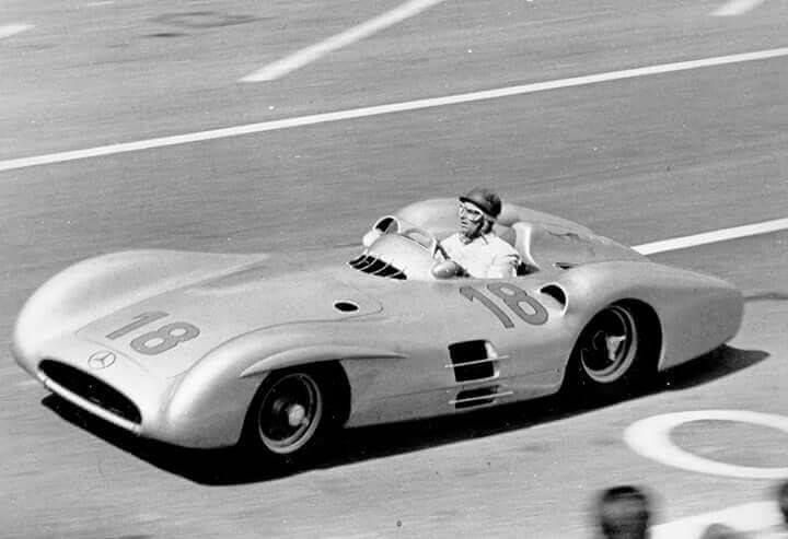 Fangio e la sua W196.