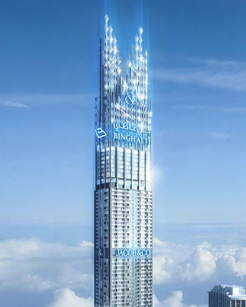 Burj Binghatti Jacob & Co Residences, новая экстра-роскошная башня в Дубае  - Montenapo Daily