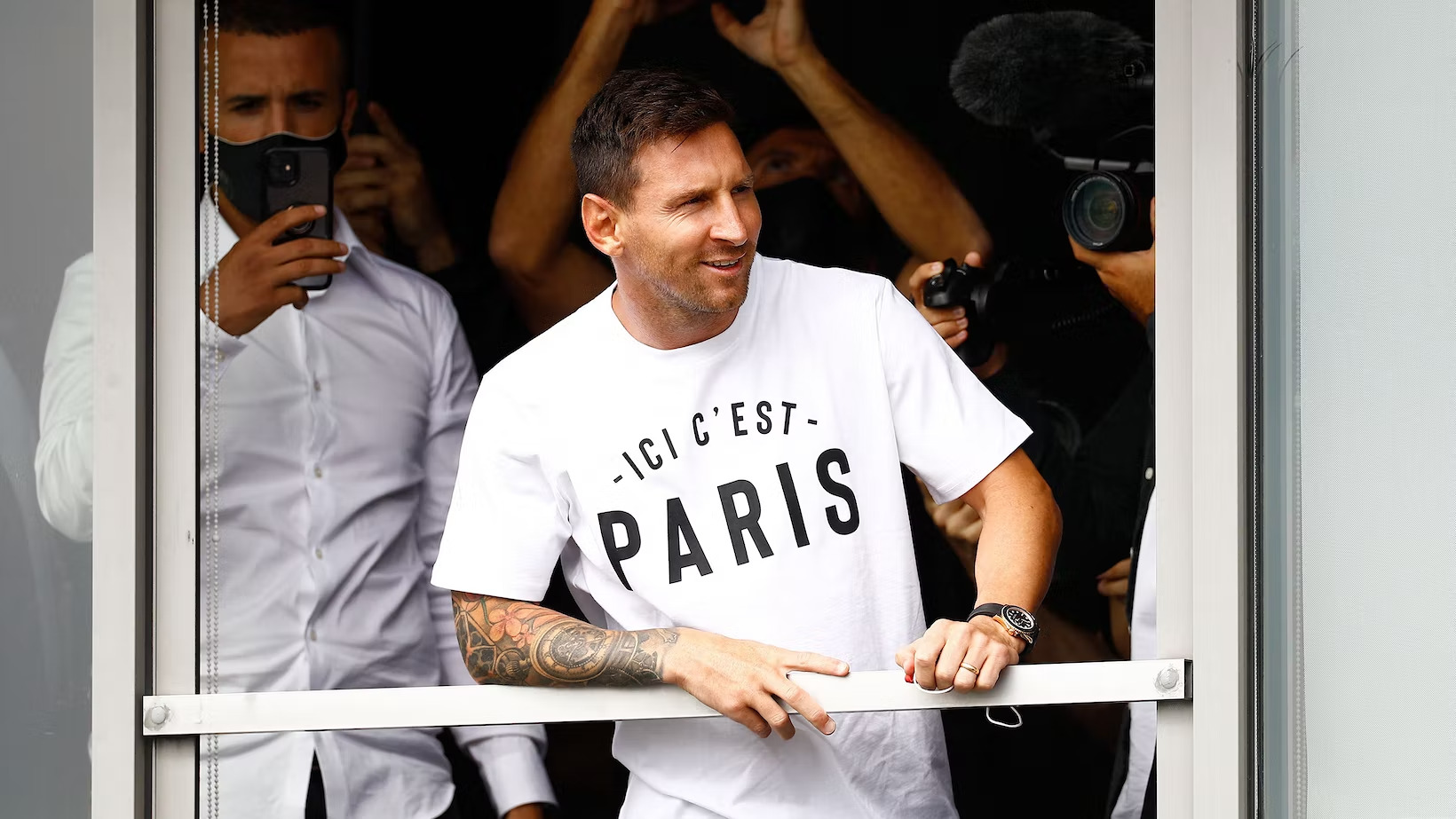 Messi indossa uno Yacht-Master d'oro