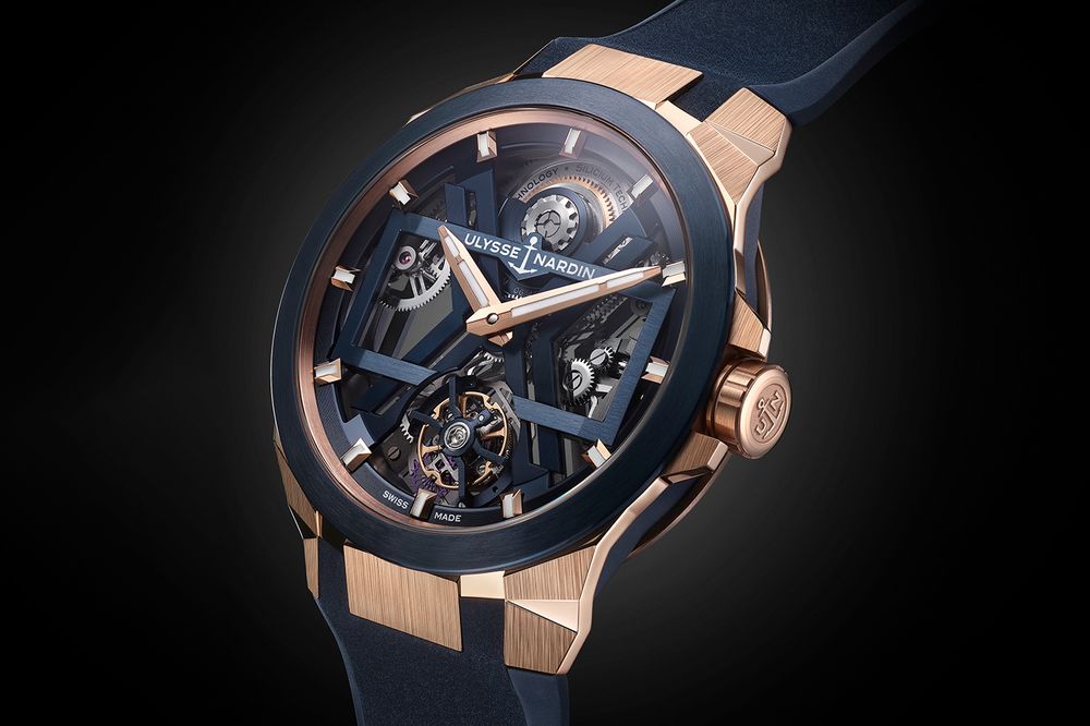 Ulysse Nardin Tourbillon blue & gold