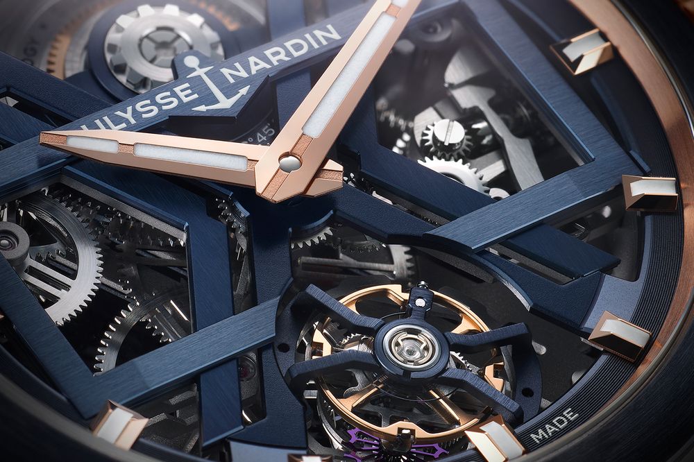 Ulysse Nardin Tourbillon blue & gold