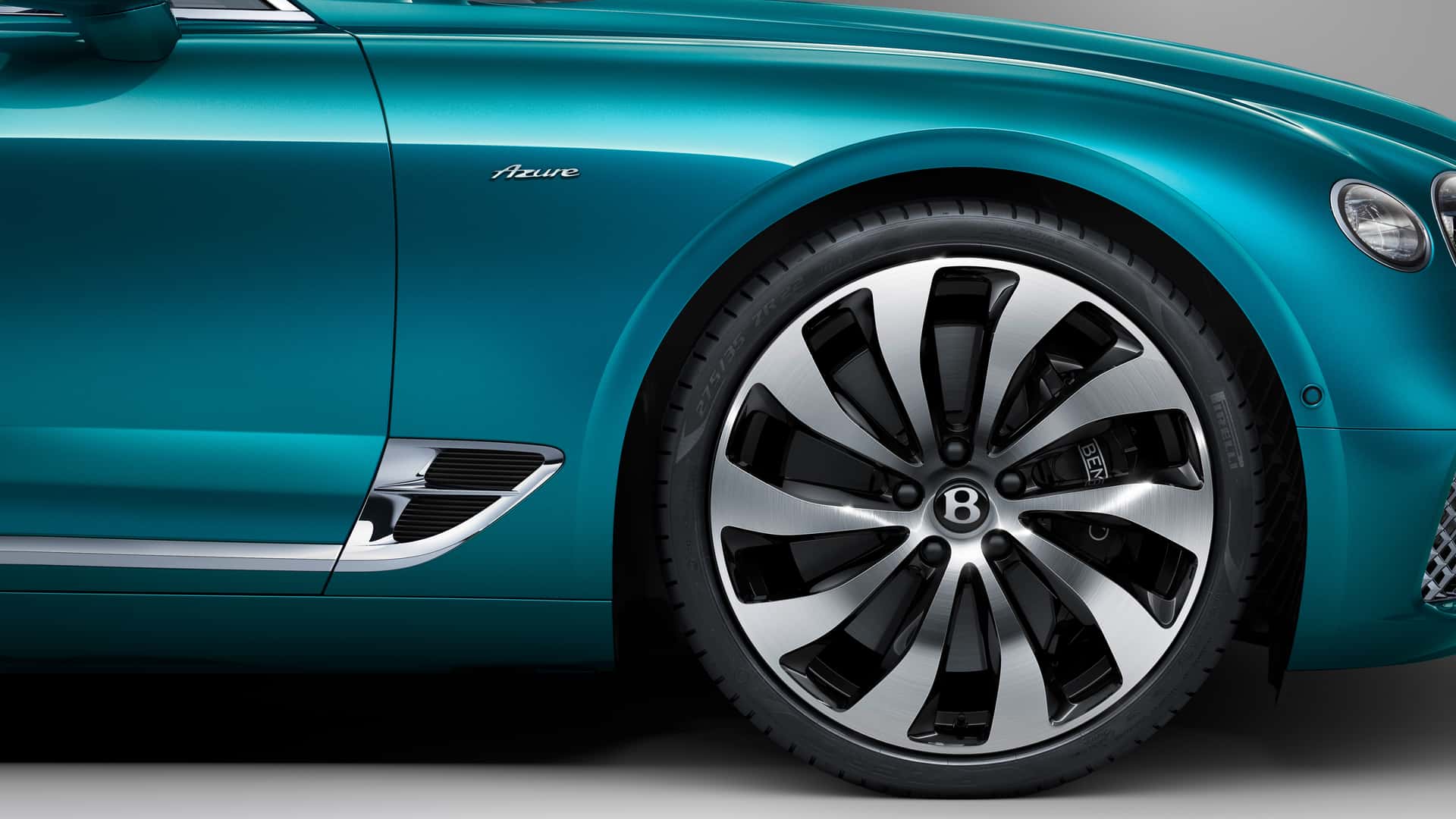 bentley continental gt azure