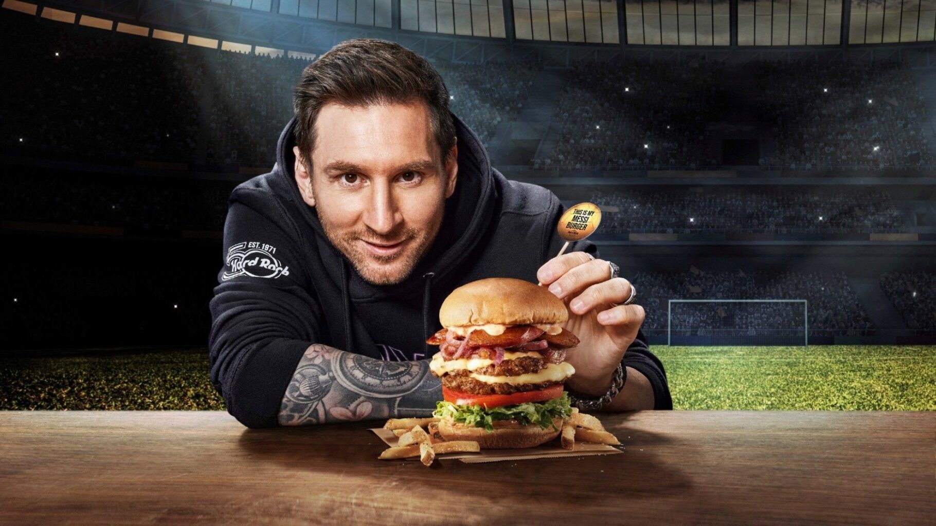 Lo volete l'hamburger di Messi? 