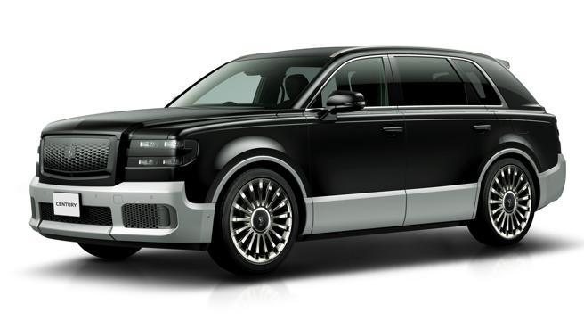 La linea "possente" del SUV Toyota Century. 